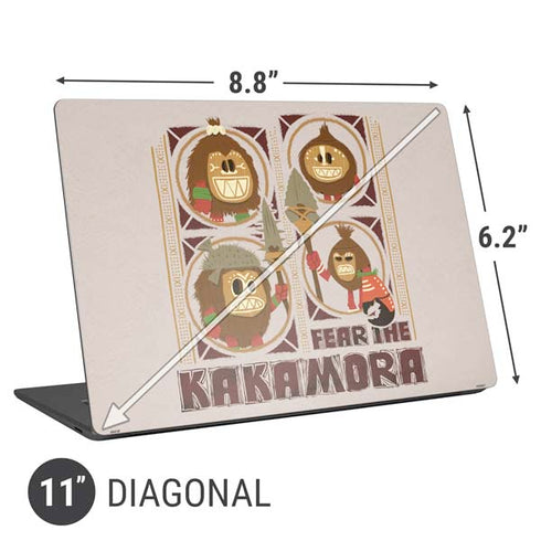 Disney Moana Fear The Kakamora Universal Laptop 11in (8.8 x 6.2in) Skin